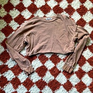 Joah Brown cropped long sleeve 🤎